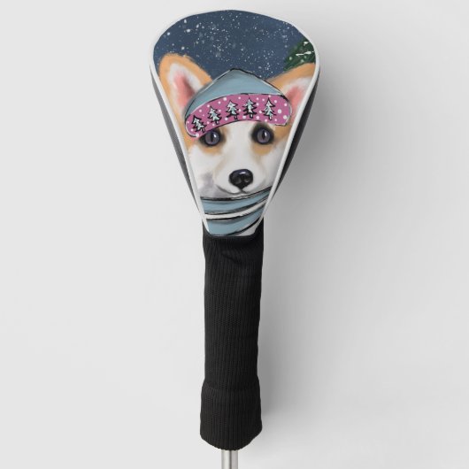 CORGI GOLF HEADCOVER (Vorderseite)