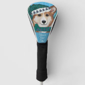 Corgi Golf Headcover (Vorderseite)