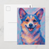 Corgi Greeting Card Postkarte (Vorne/Hinten)