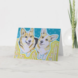 Corgi-Gruß-Karte, Umschläge eingeschlossen Karte