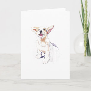 Corgi-Grußkarte – Pembroke Welsh Corgi Karte