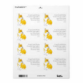 Corgi Gutes wünscht benutzerdefinierte Labels (Vorne)