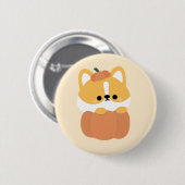 Corgi Halloween Button (Vorne & Hinten)