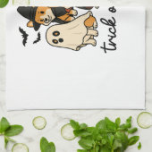 corgi halloween costume geschirrtuch (Gefaltet)