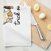 corgi halloween costume geschirrtuch (Viertel Falte)