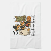 corgi halloween costume geschirrtuch (Vertikal)
