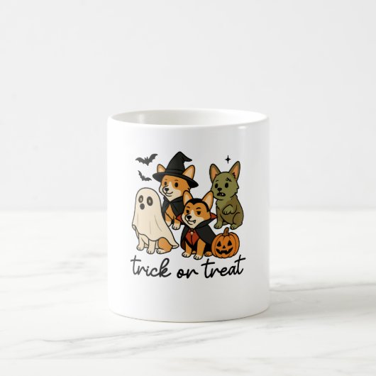 corgi halloween costume kaffeetasse (Mittel)
