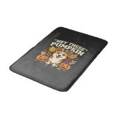 Corgi Halloween Hey There Kürbis Design Badematte (Schrägansicht)