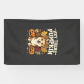 Corgi Halloween Hey There Kürbis Design Banner (Horizontal)