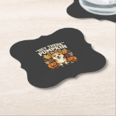 Corgi Halloween Hey There Kürbis Design Untersetzer (angewinkelt)