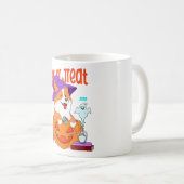Corgi Halloween Kaffeetasse (VorderseiteRechts)