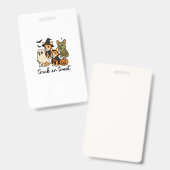 Corgi Halloween-Kostüm Ausweis (Vorder- & Rückseite)