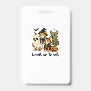 Corgi Halloween-Kostüm Ausweis