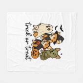 Corgi-Halloween-Kostüm Fleecedecke (Vorderseite (Horizontal))