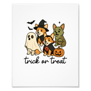 Corgi Halloween-Kostüm  Fotodruck