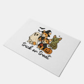 Corgi Halloween-Kostüm Fußmatte (Schrägansicht)