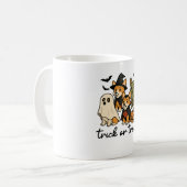 Corgi Halloween-Kostüm Kaffeetasse (Vorderseite Links)