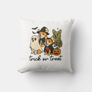 Corgi-Halloween-Kostüm  Kissen