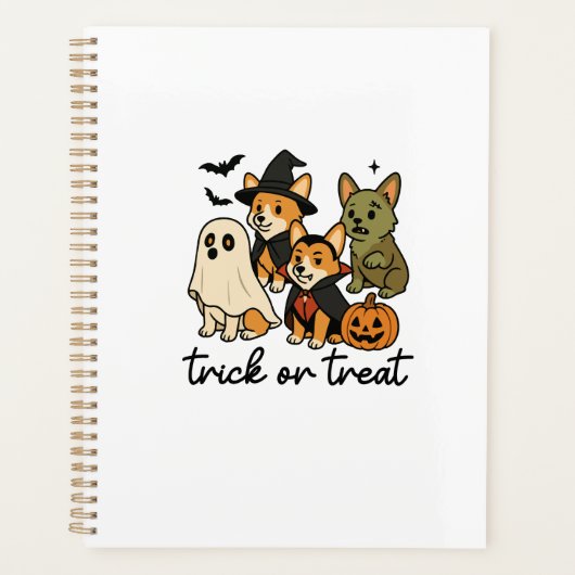 Corgi Halloween-Kostüm  Planer (Vorderseite)