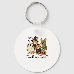 Corgi-Halloween-Kostüm Schlüsselanhänger
