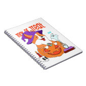 Corgi Halloween Notizblock (Rechte Seite)