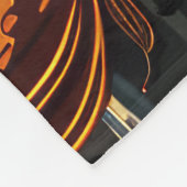 Corgi Halloween Spooky Fleecedecke (Ecke)