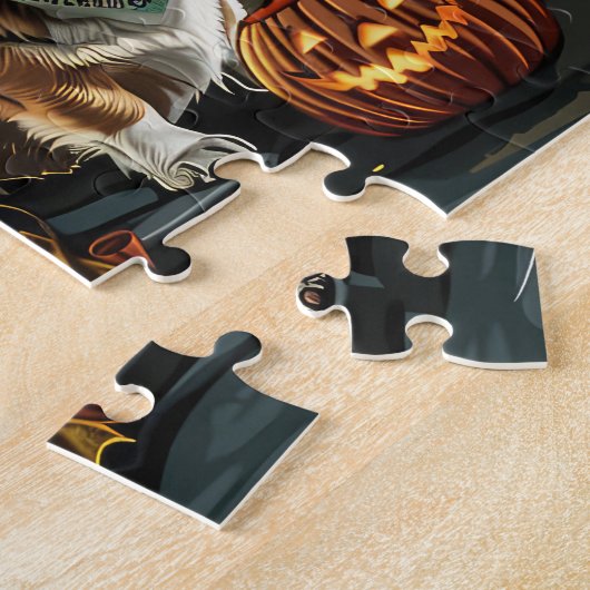 Corgi Halloween Spooky Puzzle (Seite)