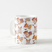 Corgi Halloween Tasse (Vorderseite Links)