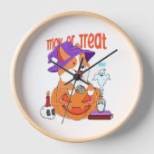 Corgi Halloween Uhr (Vorderseite)