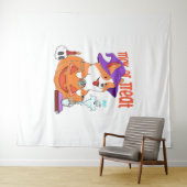 Corgi Halloween Wandteppich (Beispiel (Horizontal))