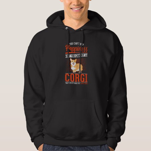 Corgi Happiness Welsh Corgi Premium Hoodie (Vorderseite)