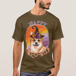 Corgi Happy Howloweenlustiger Halloween Hund Lover T-Shirt