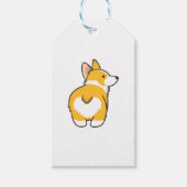 Corgi Heart Hintern Geschenkanhänger (Vorderseite)