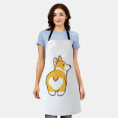 Corgi Heart Hintern Schürze (Getragen)