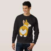 Corgi Heart Hintern Sweatshirt (Vorne ganz)