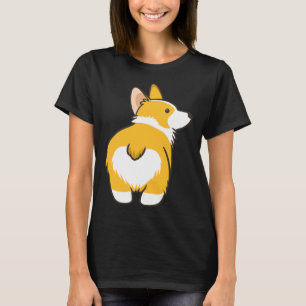 Corgi Heart Hintern T-Shirt