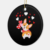 Corgi Heart , Ratet was Corgi Hintern Keramik Ornament (Links)