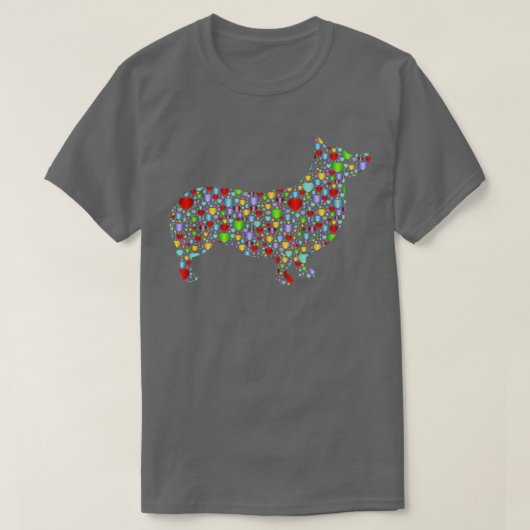 Corgi Hearts Silhouette T-Shirt (Design vorne)