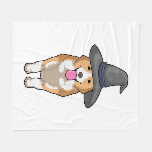 Corgi Hexch Fleecedecke (Vorderseite (Horizontal))