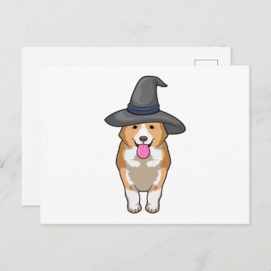 Corgi Hexch Postkarte (Vorne/Hinten)