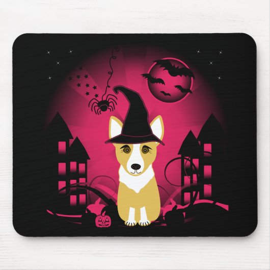 Corgi-Hexe Mousepad (Vorne)