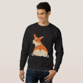 Corgi Hintern 201 Sweatshirt (Vorne ganz)