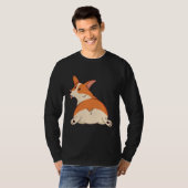 Corgi Hintern 201 T-Shirt (Vorne ganz)