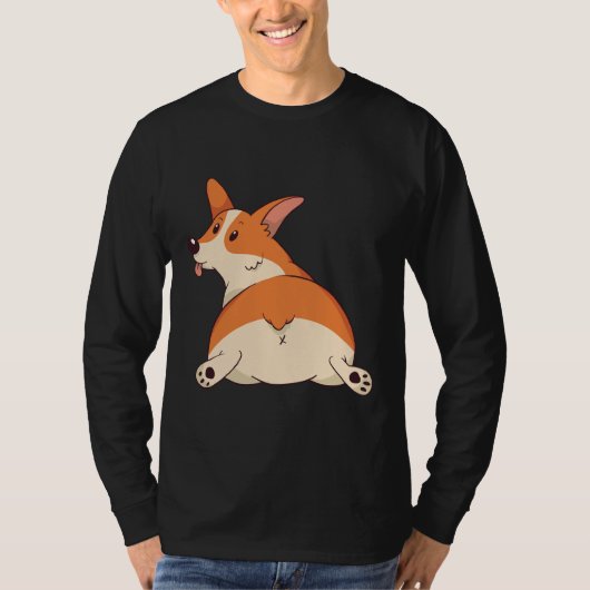 Corgi Hintern 201 T-Shirt (Vorderseite)