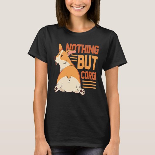 Corgi Hintern Corgi Hintern T-Shirt (Vorderseite)