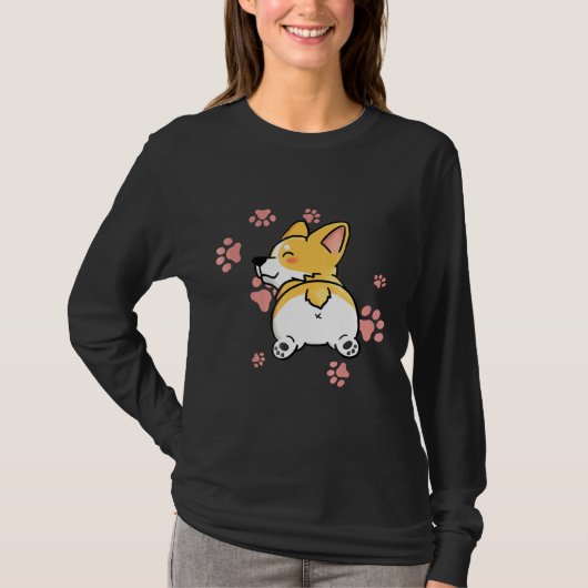 Corgi Hintern Dog T-Shirt (Vorderseite)
