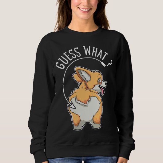 Corgi Hintern Funny Corgis Dog Welpe T-Shirts (Vorderseite)