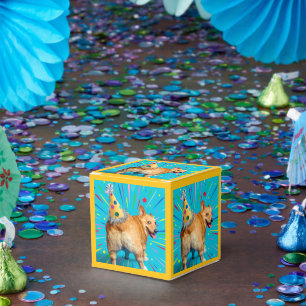 Corgi-Hintern-Geburtstagshut Geschenkschachtel