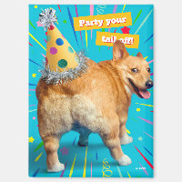 Corgi-Hintern-Geburtstagshut