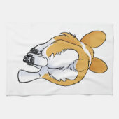 Corgi-Hintern Geschirrtuch (Horizontal)